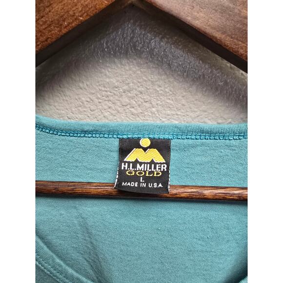 Vintage Womens Lancaster Pennsylvania Shirt Birdhouse Top Print Large Tee 90s L - Picture 5 of 8